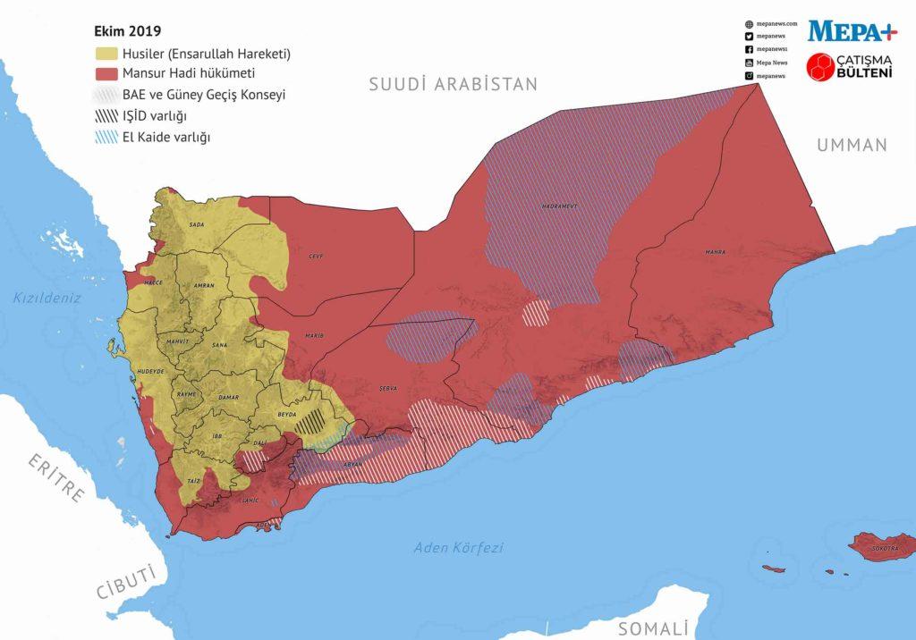 Yemen de Son Durum Haritası 2021 Stratejik Ortak