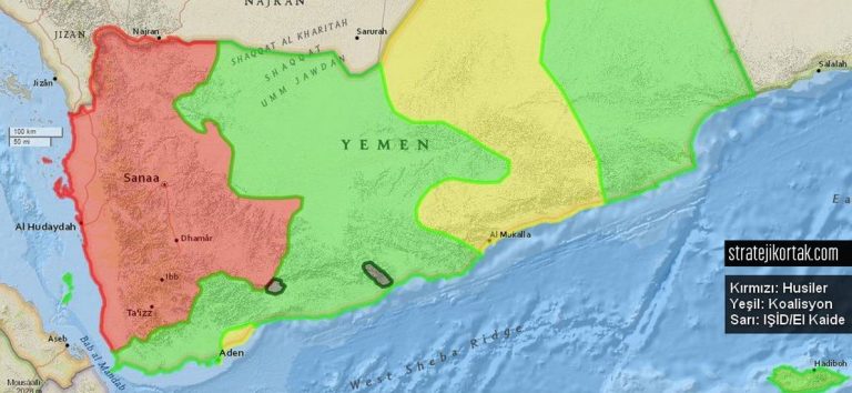 Yemen’de Son Durum Haritası (Ocak 2016)