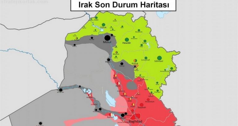 Irak Son Durum Haritası (2016)