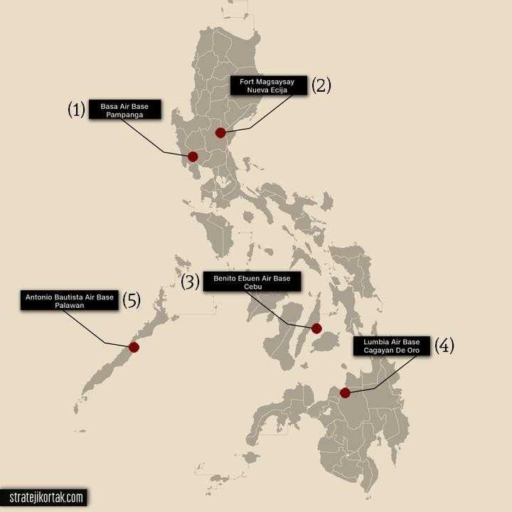 Filipinler-ABD anlaşması: ABD'nin kullanacağı askeri üsler