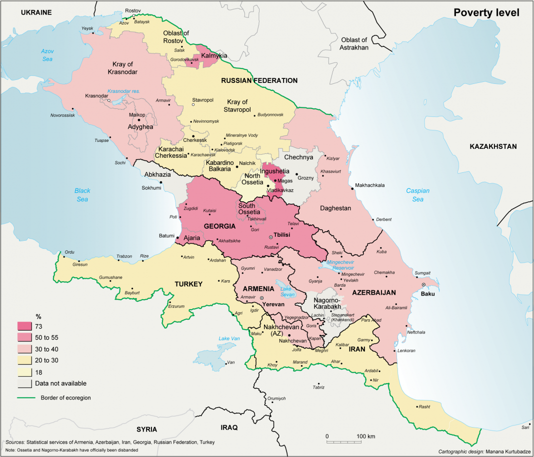 Kafkasya Bölgesi’nin Yaşam Standartları Haritası