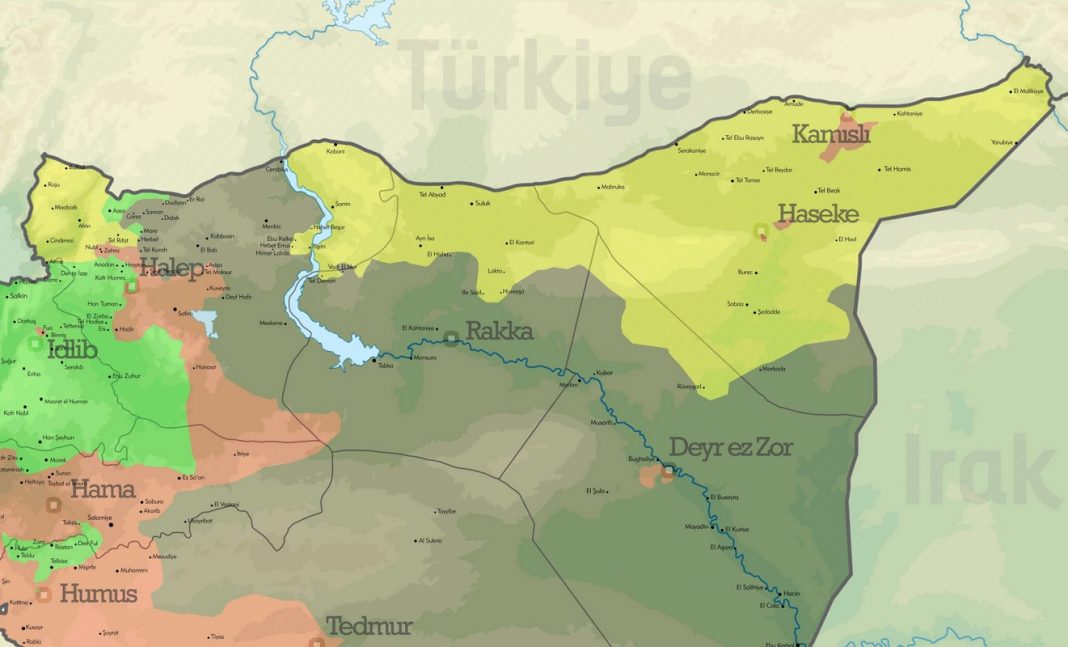 Suriye Son Durum Haritası (Haziran 2016)