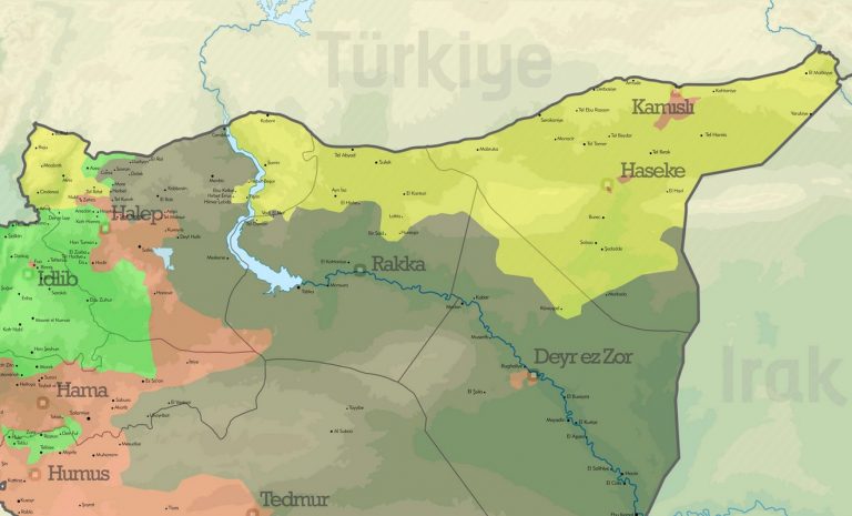 Suriye Son Durum Haritası (Haziran 2016)