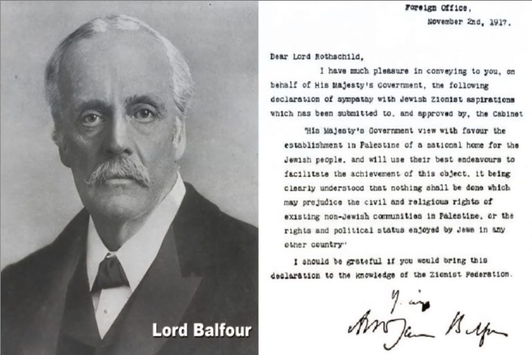 Balfour Deklarasyonu ve Sonuçları