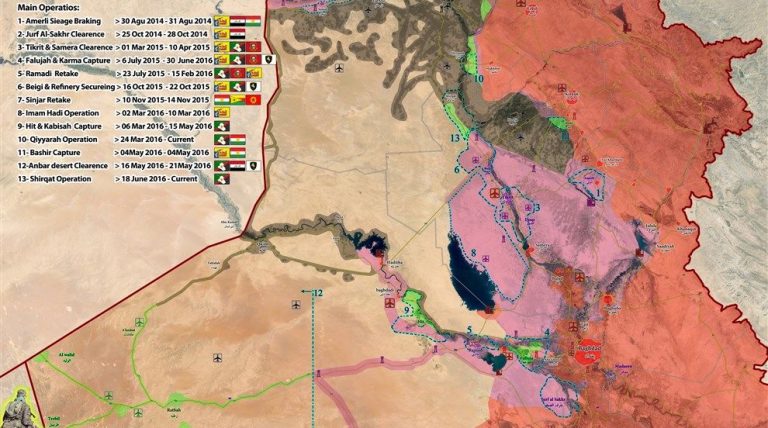 2014’ten Günümüze IŞİD’in Irak’taki Toprak Kayıpları