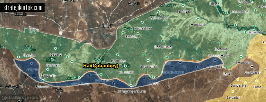 Çobanbey'de IŞİD-ÖSO çatışması