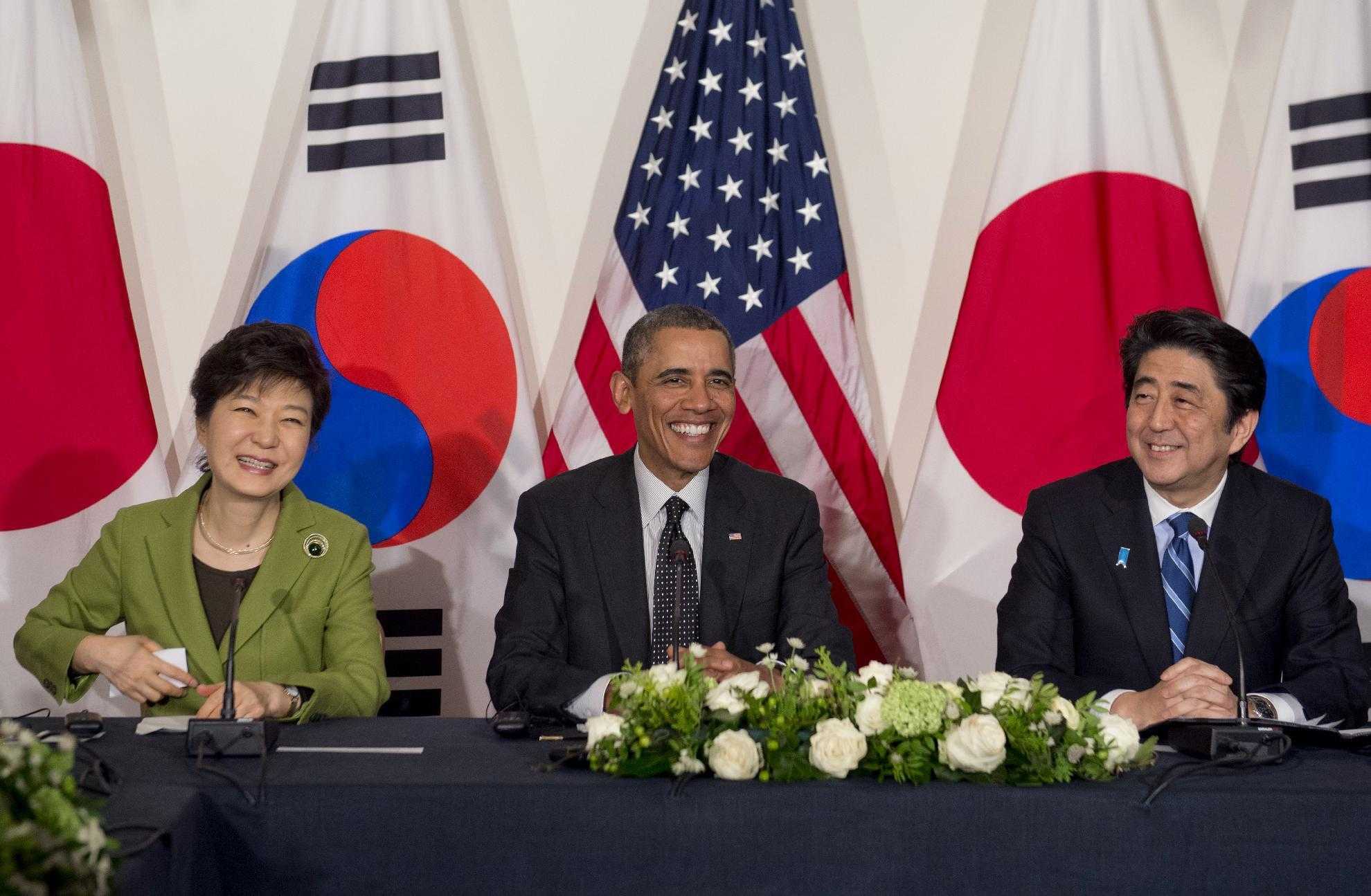 ABD öncülüğünde bölgedeki üç müttefik ülke: Güney Kore, ABD ve Japonya