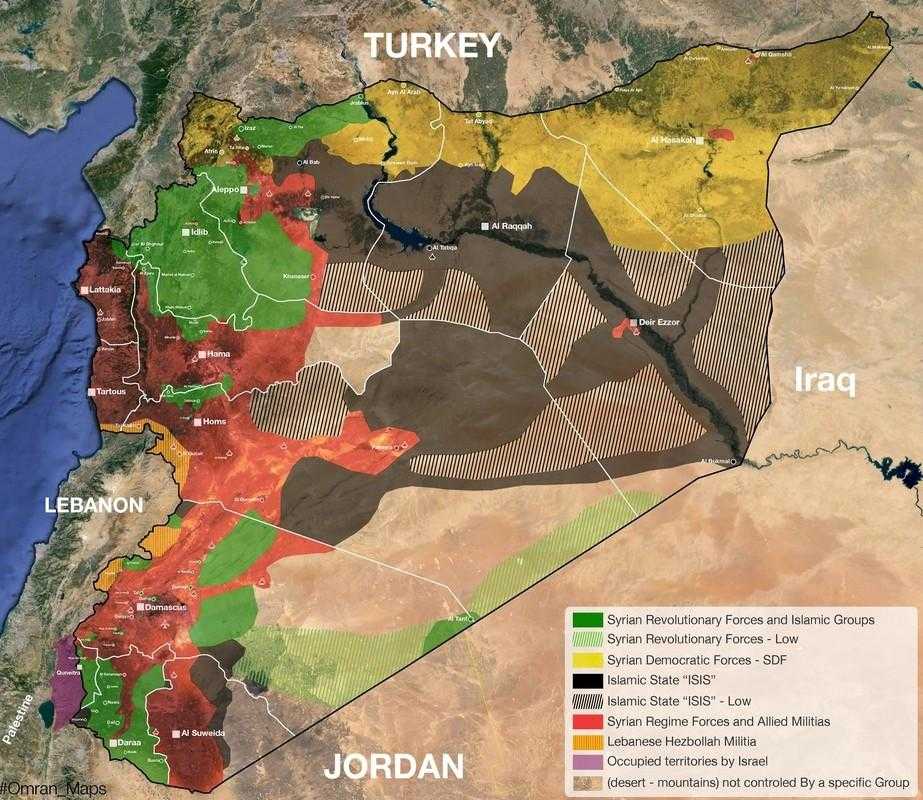 Suriye Son Durum Haritası - 15 Kasım 2016