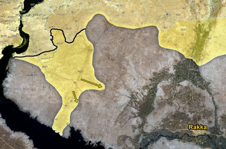 Rakka Operasyonu Son Durum Haritası (Ekim 2017)