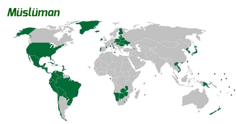 Ülkeler İçerisinde Nüfusları Az Olan Dinler