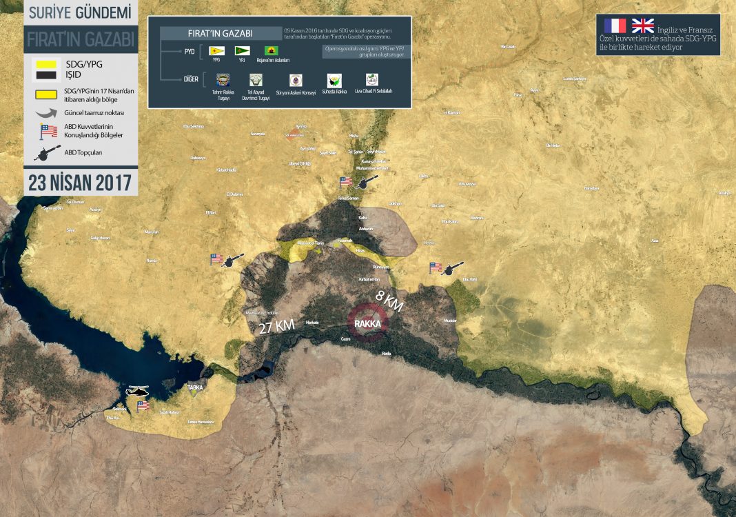 Rakka Operasyonu ve Son Durum Haritası