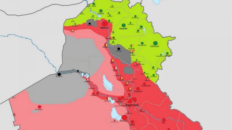 IŞİD Bitti: Irak Son Durum Haritası (Aralık 2017)