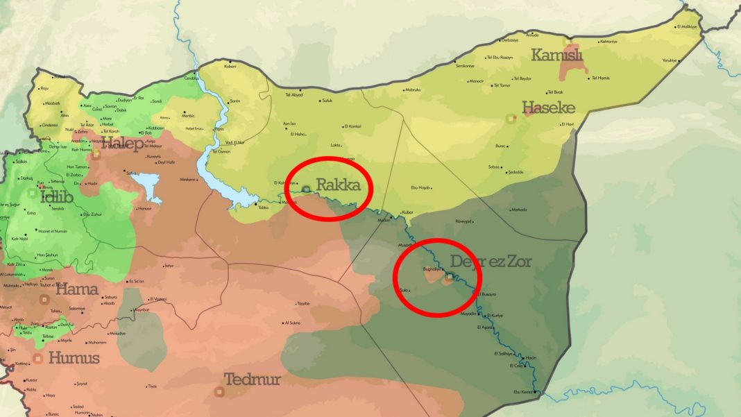 Suriye Son Durum Haritası (Eylül 2017)