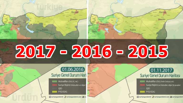 Suriye Savaş Haritası Arşivi [2017-2016-2015]