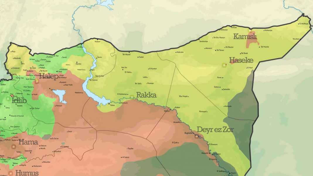 Suriye Son Durum Haritası (Aralık 2017)