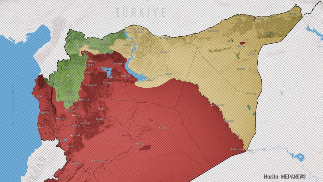 Suriye Son Durum Haritası (Eylül 2019)