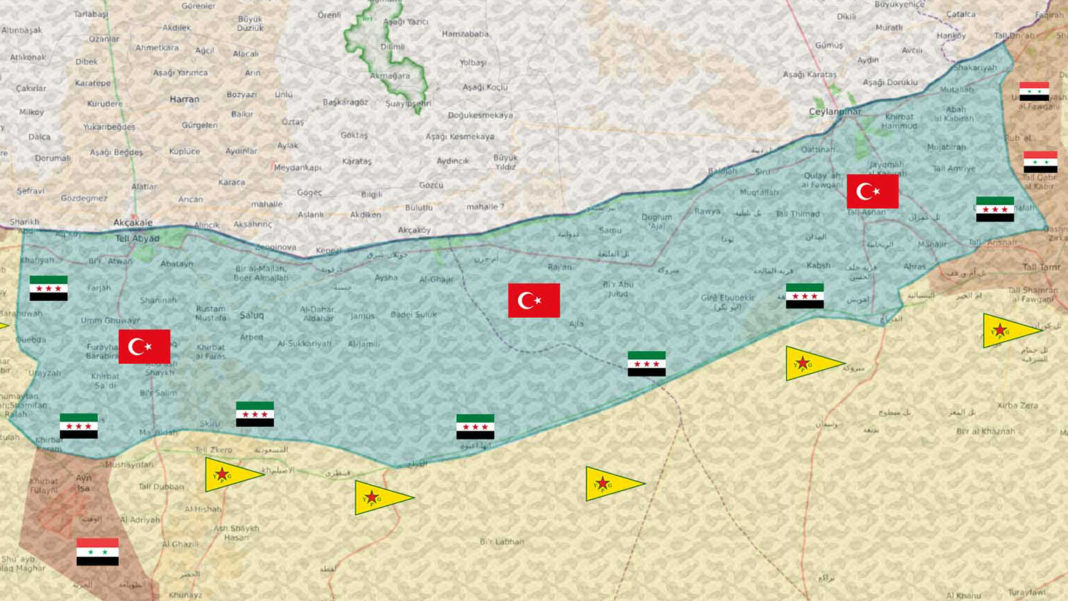 Barış Pınarı Harekatı Son Durum Haritası