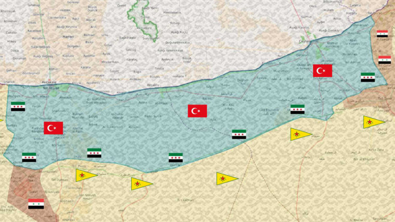 Barış Pınarı Harekatı Son Durum Haritası