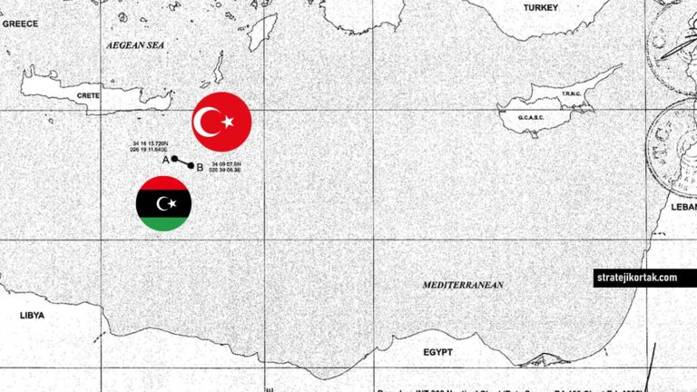 MEB: Türkiye ile Libya Deniz Sınırı Haritası Yayınlandı