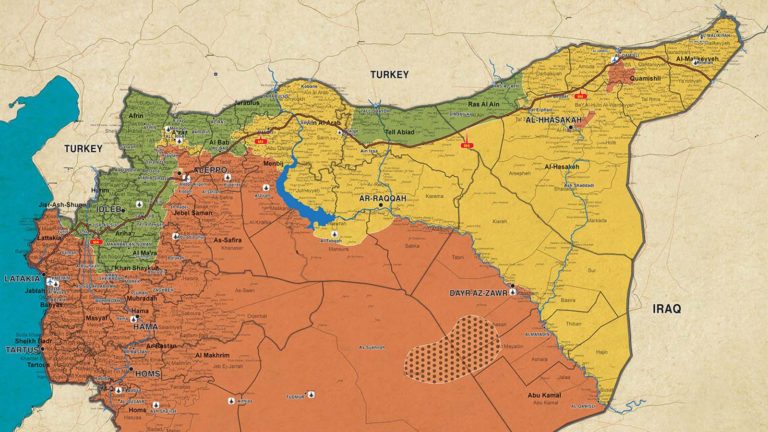 Suriye Son Durum Haritası (Mart 2020)