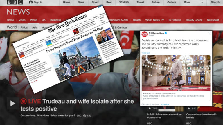 Koronavirüsle Mücadelede Türkiye’nin Batı Medyası İle İmtihanı