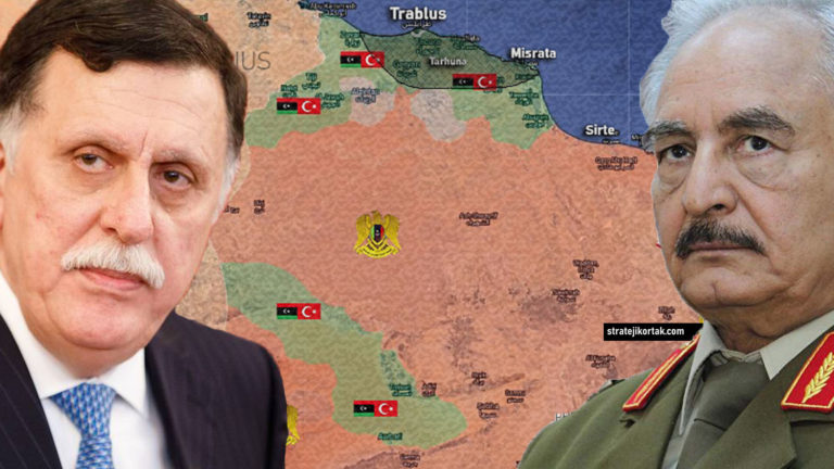 Libya Son Durum Haritası (Temmuz 2020)