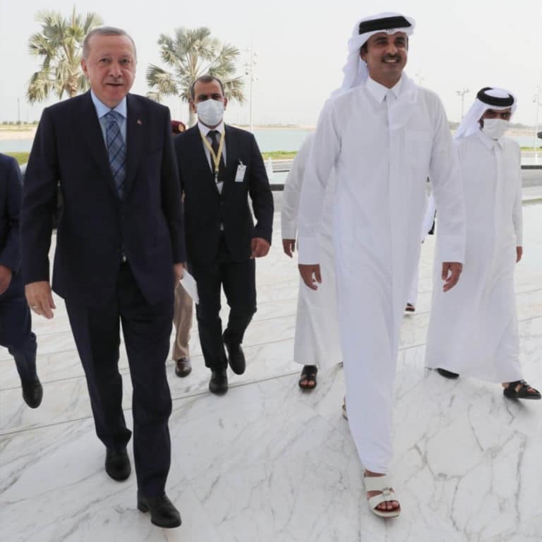 Cumhurbaşkanı Erdoğan, COVID-19 Sonrası İlk Ziyareti Katar’a Gerçekleştirdi