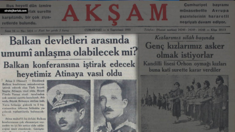 Balkan Antantı (1934) ve Balkan Paktı (1953)