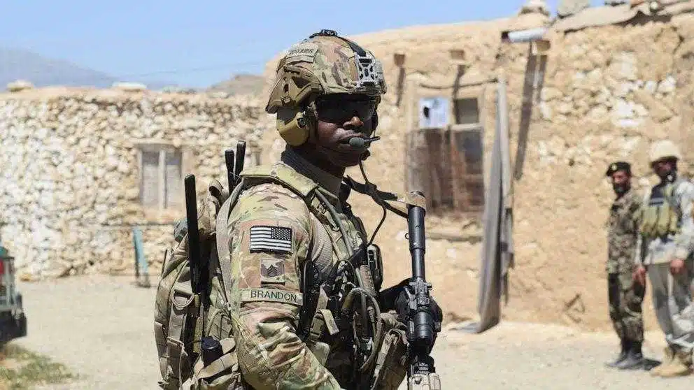 Amerikan askeri Afganistan'da. Fotoğraf: ABC News