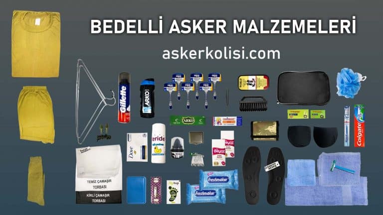 Bedelli Asker Malzemeleri ve Bedelli Asker Seti Asker Kolisi’nde!