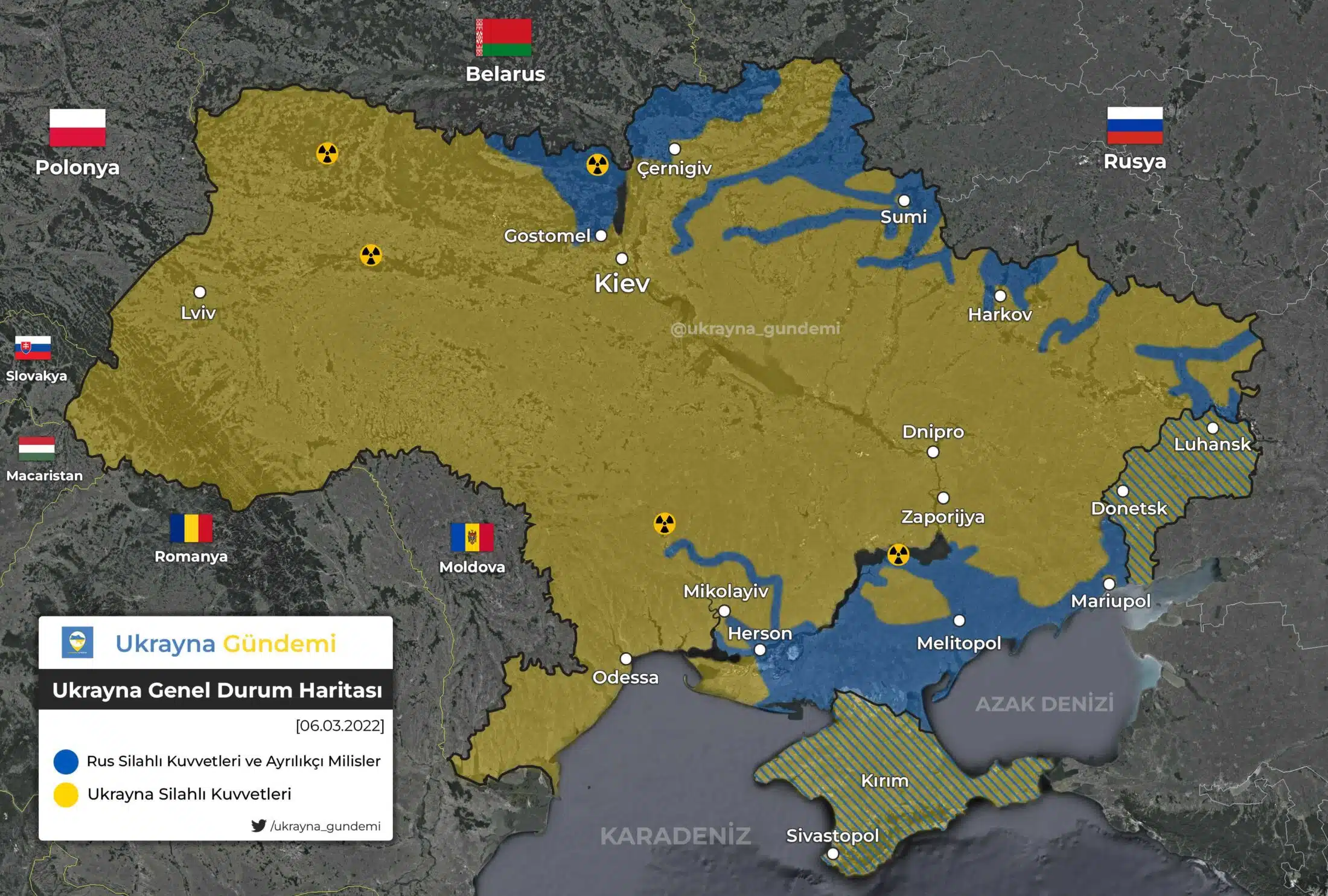 Ukrayna Son Durum Savaş Haritası [TIMELINE] - Stratejik Ortak