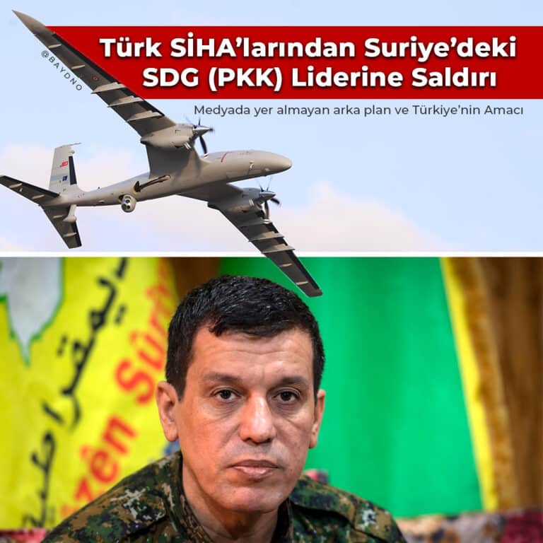Türk SİHA’larından Mazlum Abdi’ye Saldırı ve Düşen Helikopter