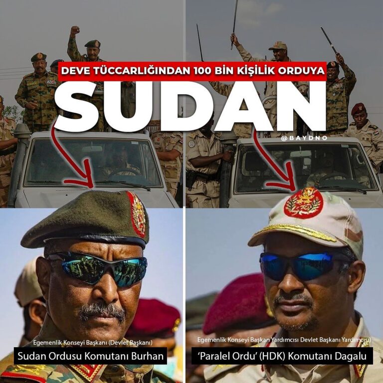 Sudan’da Çatışmanın Sebebi ve Hızlı Destek Kuvvetleri