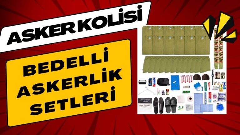 Bedelli Askerlik Seti ve Asker Malzemeleri Asker Kolisi’nde!