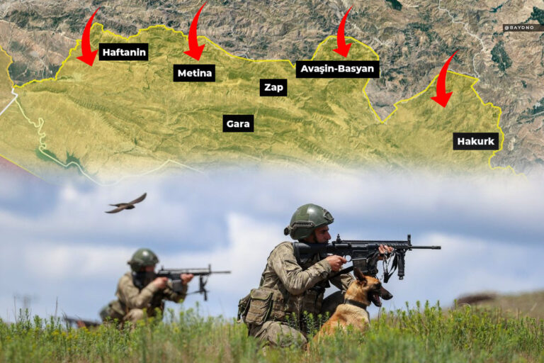 Türkiye’nin Kuzey Irak Operasyonları, Harita ve TSK’nın Amacı