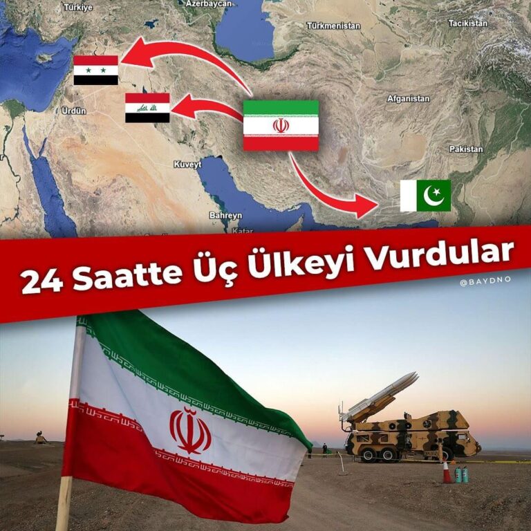 İran’dan 24 Saatte Üç Saldırı: Irak, Suriye ve Pakistan
