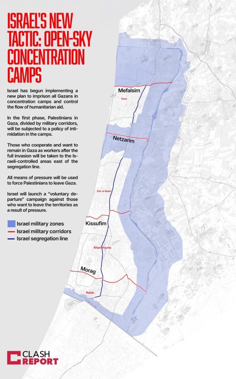 İsrail’in Yeni Taktiği: Gazze’de Açık Hava Toplama Kampları