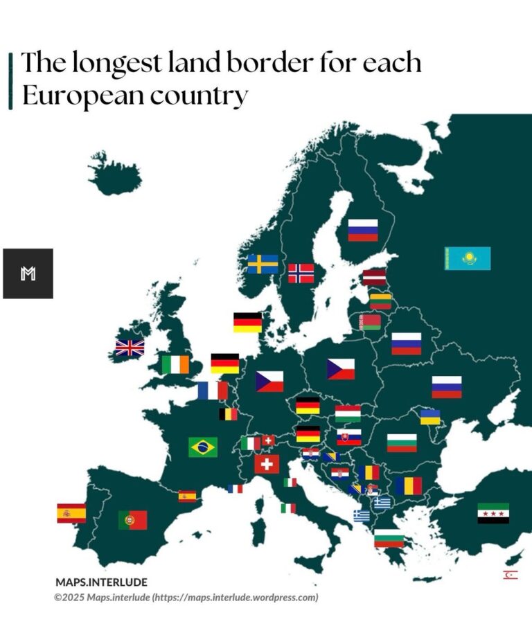 Avrupa Ülkelerinin En Uzun Kara Sınırları: Hangi Ülke, En Çok Kiminle Sınır Paylaşıyor?