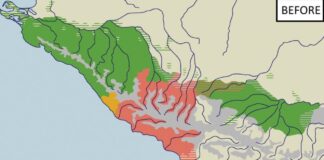 Çerkes Soykırımı Öncesi ve Sonrası Harita